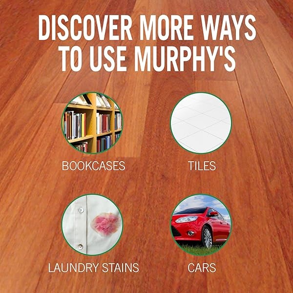 MURPHY OIL SOAP Wood Cleaner, Original, Concentrated Formula, Floor Cleaner, Multi-Use Wood Cleaner, Finished Surface Cleaner, 128 Fluid Ounce (US05480A) - Image 9