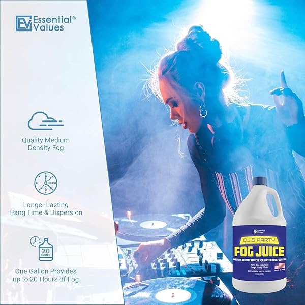 Máquina de humo de niebla, líquido para máquinas de nebulización, jugo de niebla que produce humo de densidad media de larga duración para nebulizadores a base de agua, para máquinas de 400-1500 - Image 4