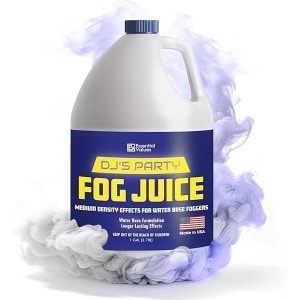 Máquina de humo de niebla, líquido para máquinas de nebulización, jugo de niebla que produce humo de densidad media de larga duración para nebulizadores a base de agua, para máquinas de 400-1500