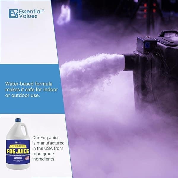 Máquina de humo de niebla, líquido para máquinas de nebulización, jugo de niebla que produce humo de densidad media de larga duración para nebulizadores a base de agua, para máquinas de 400-1500 - Image 8