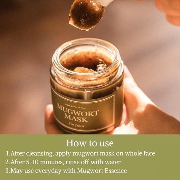 Máscara de Mugwort, 110 g, K-Beauty - Image 7