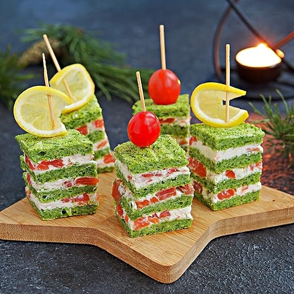 Minisland Palillos de dientes de bambú extralargos de 4 pulgadas para aperitivos, 800 unidades en 8 paquetes pequeños, 2 mm de grosor, redondos, resistentes, para fiestas, cócteles, bebidas, frutas, alimentos, palillos - MSL145 - Image 8