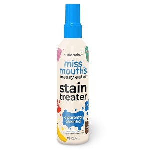 Miss Mouth's Emergency Stain Rescue Hate Stains Co. Removedor de Manchas para Ropa, no tóxico, removedor de Manchas para Ropa y Tela, Limpiador de Manchas para Ropa (120 ml, Botella de Spray de 4 onzas)