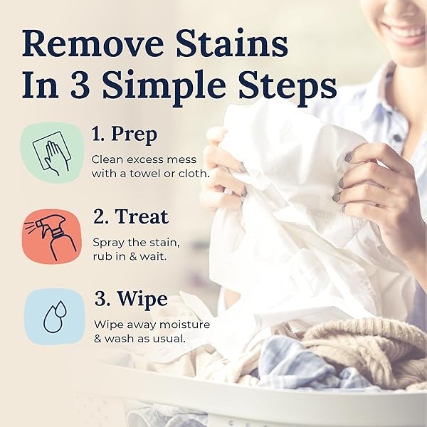 Miss Mouth's Emergency Stain Rescue Hate Stains Co. Removedor de Manchas para Ropa, no tóxico, removedor de Manchas para Ropa y Tela, Limpiador de Manchas para Ropa (120 ml, Botella de Spray de 4 onzas) - Image 8