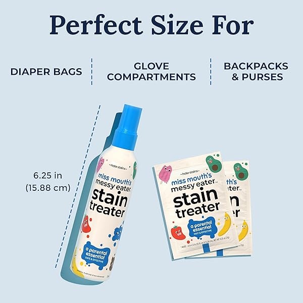 Miss Mouth's Emergency Stain Rescue Hate Stains Co. Removedor de Manchas para Ropa, no tóxico, removedor de Manchas para Ropa y Tela, Limpiador de Manchas para Ropa (120 ml, Botella de Spray de 4 onzas) - Image 9