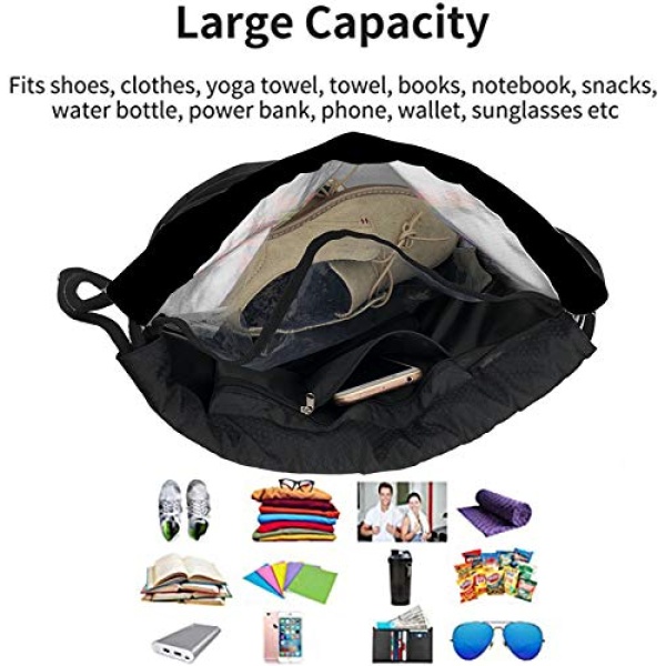 Mochila con cordón para gimnasio, yoga, deportes al aire última intervensión, Impresión 3D., LGBT Pride Biting Lip, 15"x16" - Image 6
