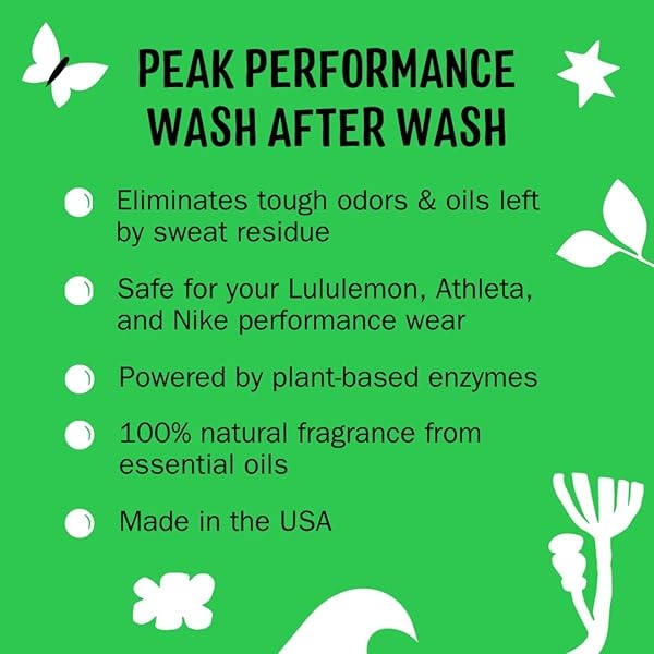 Molly's Suds Active Wear Detergente para la colada | Polvo natural extra fuerte, antimanchas y seguro para telas de rendimiento y piel sensible | 120 cargas - Image 4