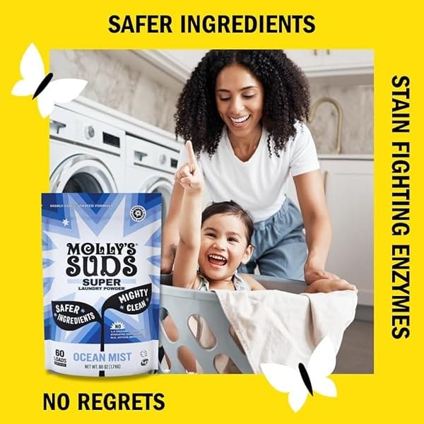 Molly's Suds Super Detergente en polvo, 120 Load - Image 5