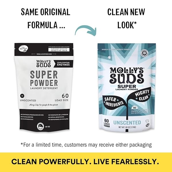 Molly's Suds Super Detergente en polvo, 120 Load - Image 3