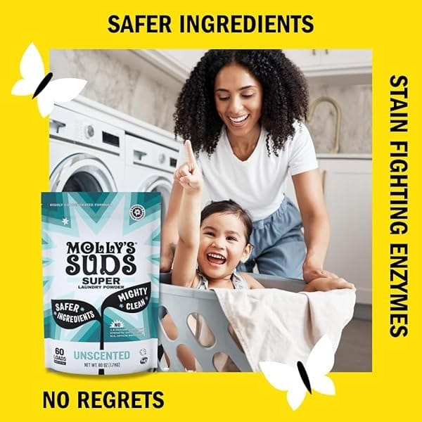 Molly's Suds Super Detergente en polvo, 120 Load - Image 5