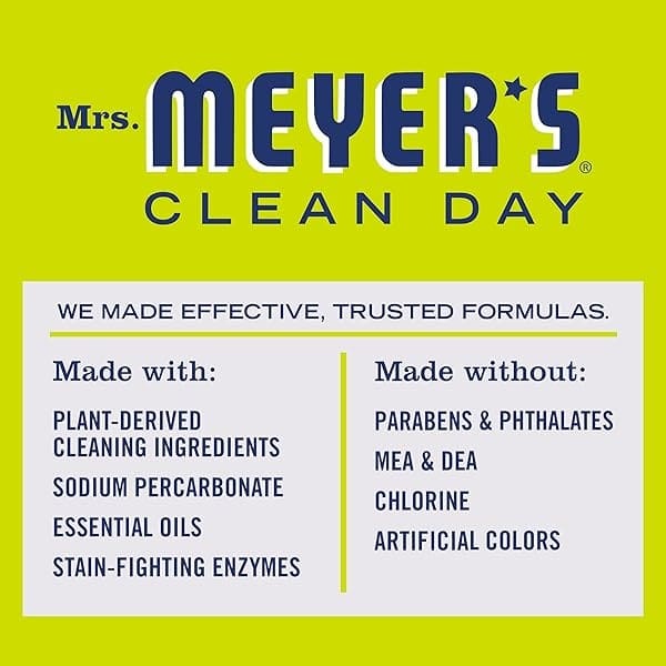 Mrs. Meyer's Clean Day Laundry Pacs, Lemon Verbena, 45 Count - Image 4