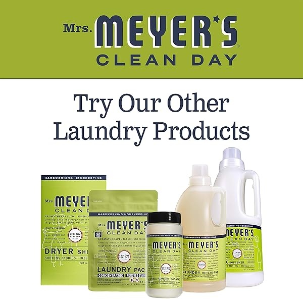 Mrs. Meyer's Clean Day Laundry Pacs, Lemon Verbena, 45 Count - Image 6