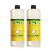 Mrs. Meyer's Limpiador concentrado multisuperficies, uso para limpiar suelos, azulejos, contadores, madreselva, 32 onzas líquidas, paquete de 2