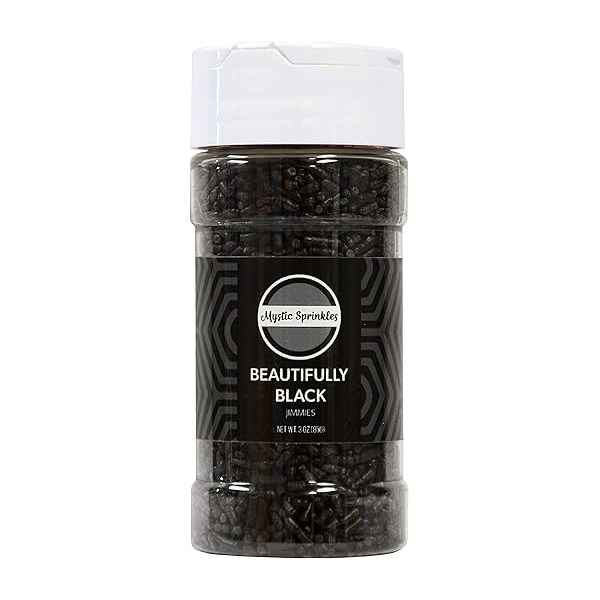 Mystic Sprinkles Bellamente Black Jimmies Sprinkles Botella de 3 oz - Image 3