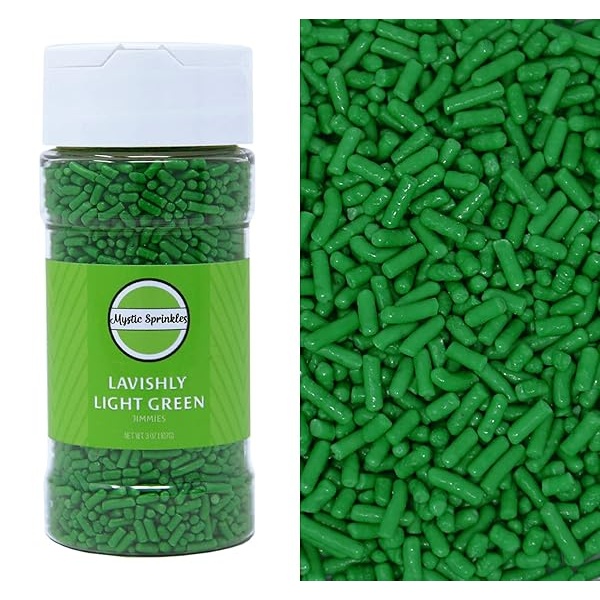 Mystic Sprinkles Botella de 3 onzas de color verde claro