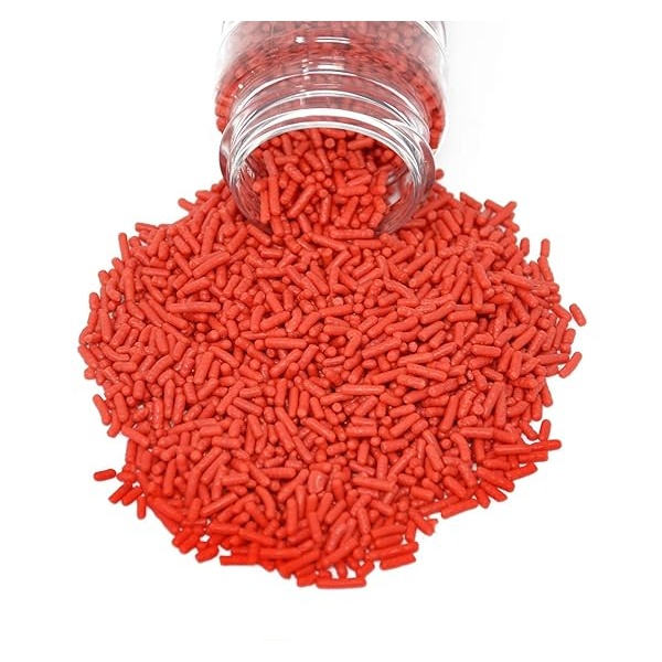 Mystic Sprinkles Candy Apple Red Jimmies Sprinkles Botella de 3 oz - Image 4