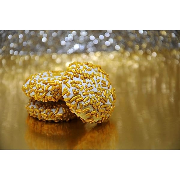 Mystic Sprinkles Sparkling Gold Jimmies Botella de 3.5 onzas - Image 6
