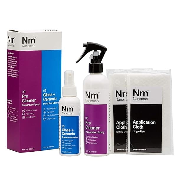 Nanoman - Limpiador de cristales, 125ml / 250ml Kit