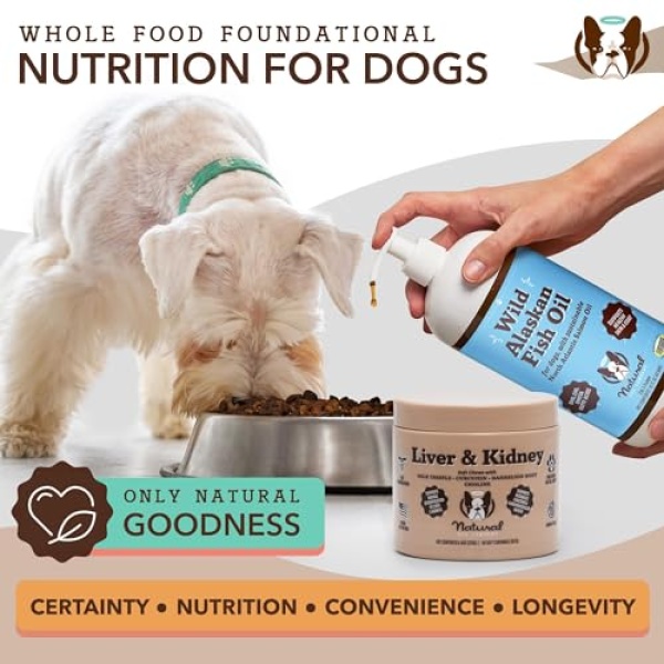 Natural Dog Company | Liver & Kidney | 90 Premios Antioxidantes para el Hígado y Riñón de los Perros. Detox de Sistema digestivo y riñones con Ingredientes Naturales. Controlan el Peso y Apetito. - Image 6