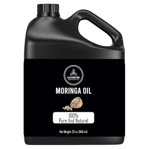 Naturevibe Botanicals Aceite de semillas de moringa orgánico, 32 onzas