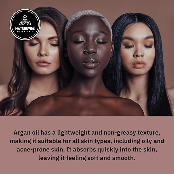 Naturevibe Botanicals Argan Oil 32 Ounces 100% Pure & Natural Morocco Oil | Cold Pressed | Great for Skin, Nails & Hair | Non-Greasy Body Oil | Face Moisturiser (946 ml) - Image 6