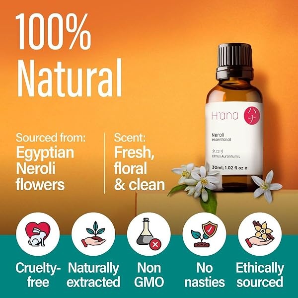 Neroli Essential Oil - 100% Pure Therapeutic Grade for Aromatherapy, Skin Care, and Diffuser - 30ml - Image 7