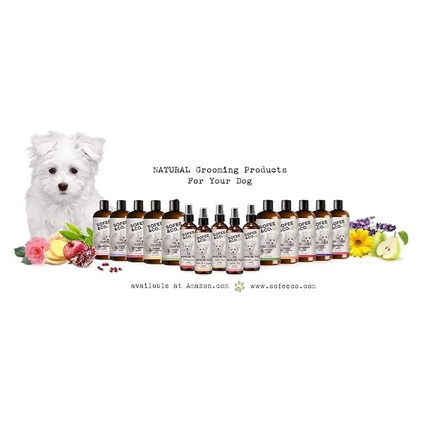 New Natural Dog Shampoo, Pomegranate - Clean, moisturize, Condition, Soothe Soften Dry Itchy Allergy Sensitive Skin. Deodorize detangle, Prevent Mattes. Puppies Shih Tzu Bichon Maltese Poodle Yorkie - Image 9
