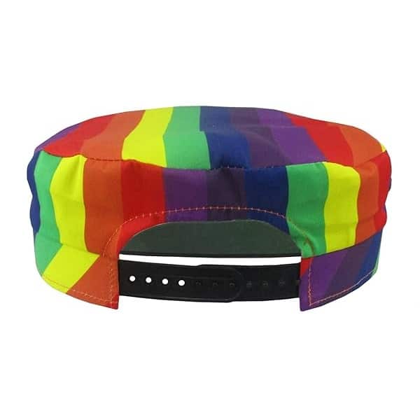 Nicky Bigs Novelties - Sombrero de marineros para adultos, gorra de capitán de yate ajustable, accesorio de disfraz azul marino, Arco iris, Talla única - Image 9