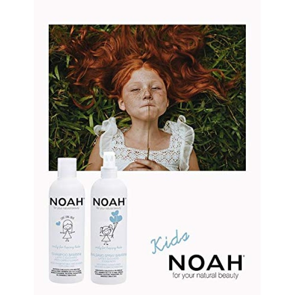 Noah Hair - Kids Shampoo and Conditioner Spray Set - With Milk & Sugar - Hair Care for Natural Beauty - 8.5 fl.oz (250 ml) Each - Image 7