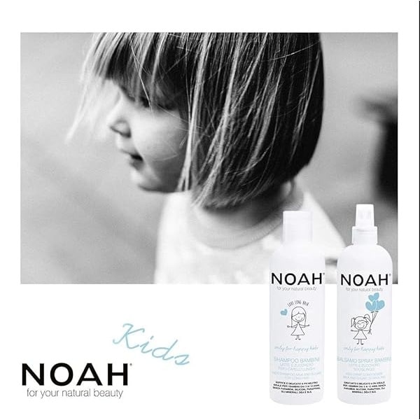 Noah Hair - Kids Shampoo and Conditioner Spray Set - With Milk & Sugar - Hair Care for Natural Beauty - 8.5 fl.oz (250 ml) Each - Image 9