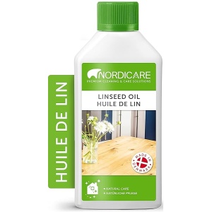 Nordicare Aceite De Linaza Para Madera - Aceite De Linaza 100% Puro Y Natural Para Toda El Área Interior - Aceite De Linaza Crudo Apto Para Alimentos Para Muebles De Madera - Subraya La Estructura De