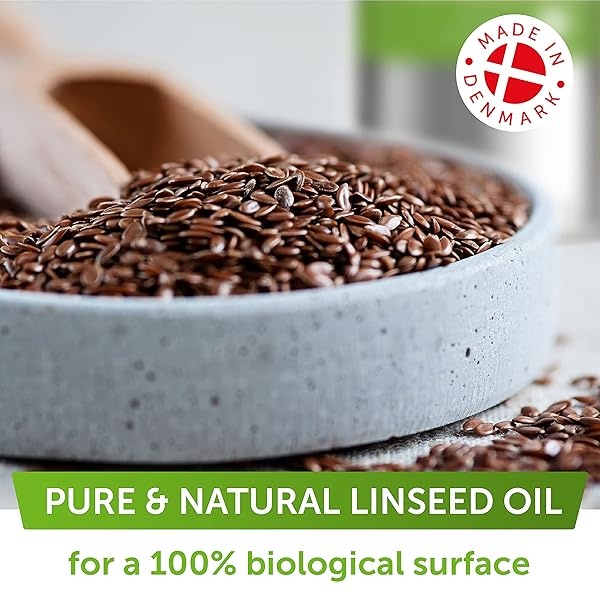 Nordicare Aceite De Linaza Para Madera - Aceite De Linaza 100% Puro Y Natural Para Toda El Área Interior - Aceite De Linaza Cruda Apto Para Alimentos Para Muebles De Madera - Subraya La Estructura De - Image 5