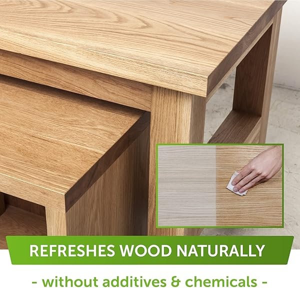 Nordicare Aceite De Linaza Para Madera - Aceite De Linaza 100% Puro Y Natural Para Toda El Área Interior - Aceite De Linaza Cruda Apto Para Alimentos Para Muebles De Madera - Subraya La Estructura De - Image 6