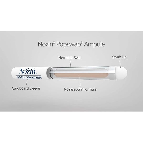 Nozin Nasal desinfectante antiséptico Popswab Ampule 10 unidades - Image 8