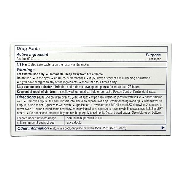 Nozin Nasal desinfectante antiséptico Popswab Ampule 10 unidades - Image 10