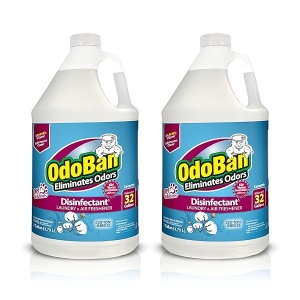 OdoBan - Eliminador de olores desinfectante y limpiador concentrado multiusos, Paquete de 2