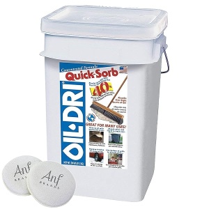 Oil-DRI - Esponja absorbente de mantenimiento, 20 libras, cubeta y ANF Brands