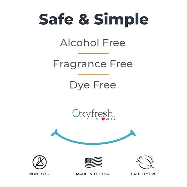 Oxyfresh - Aditivo para el cuidado dental para mascotas - La mejor manera de eliminar el mal aliento del perro y el aliento del gato - Lucha contra el sarro y la placa - tan fácil, solo tienes que añadir al agua. Recomendado por veterinarios. 16 onzas - Image 10