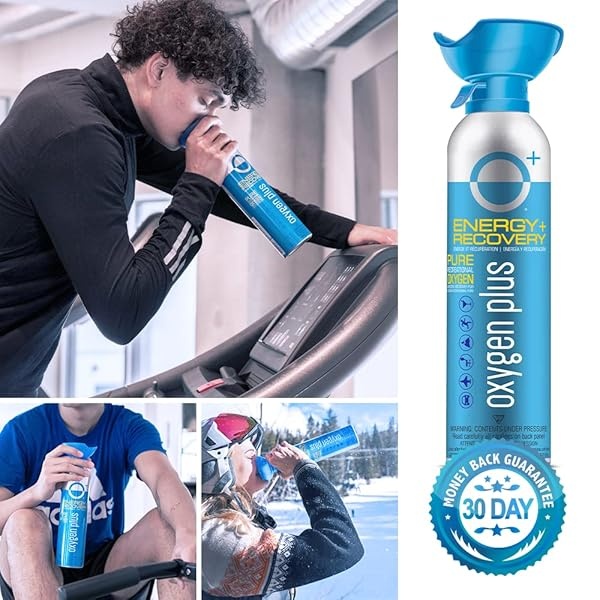 Oxygen Plus 99,5% Puro de oxígeno recreativo lleno en instalaciones registradas por la FDA – Restaura los niveles de oxígeno con suplemento de oxígeno, botes de oxígeno portátiles de 11 litros para energía natural, 9-Pack - Image 3