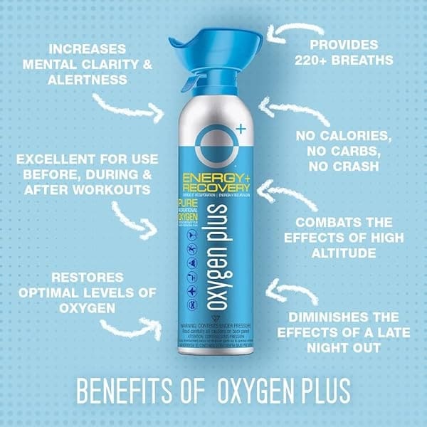 Oxygen Plus 99,5% Puro de oxígeno recreativo lleno en instalaciones registradas por la FDA – Restaura los niveles de oxígeno con suplemento de oxígeno, botes de oxígeno portátiles de 11 litros para energía natural, 9-Pack - Image 4