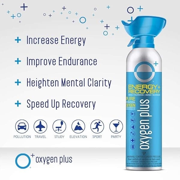 Oxygen Plus 99,5% Puro de oxígeno recreativo lleno en instalaciones registradas por la FDA – Restaura los niveles de oxígeno con suplemento de oxígeno, botes de oxígeno portátiles de 11 litros para energía natural, 9-Pack - Image 8