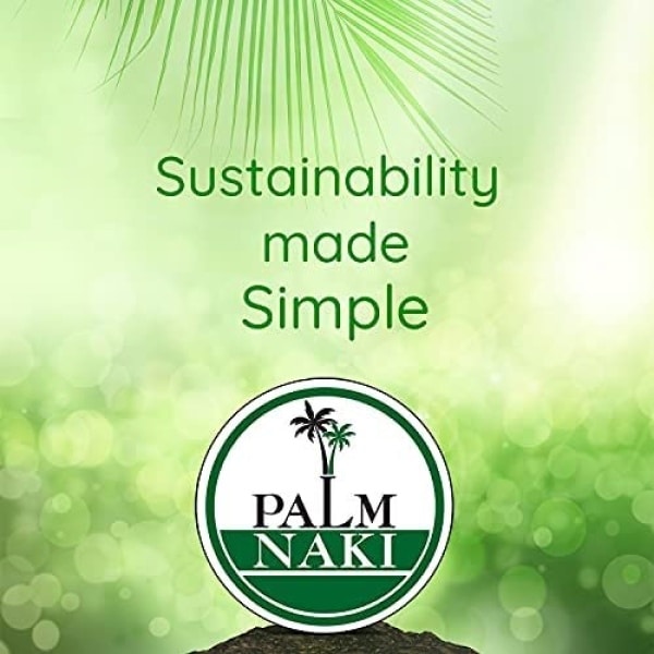 PALM NAKI - Platos pequeños cuadrados de hojas de palma (40 unidades) - Vajilla desechable, ecológicos, compostables y biodegradables (platos de 4 pulgadas) - Image 5