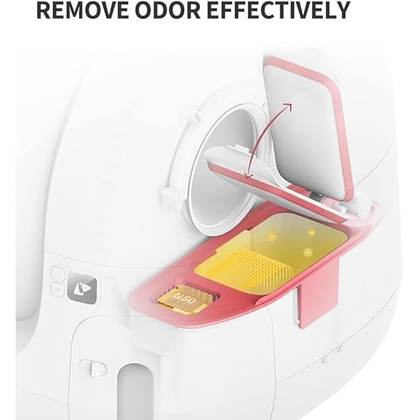 PETKIT Eliminador de olores para caja de arena para gatos autolimpiable Pura Max, control de olores de inodoro para PETKIT Pura Max (paquete de 3) - Image 6
