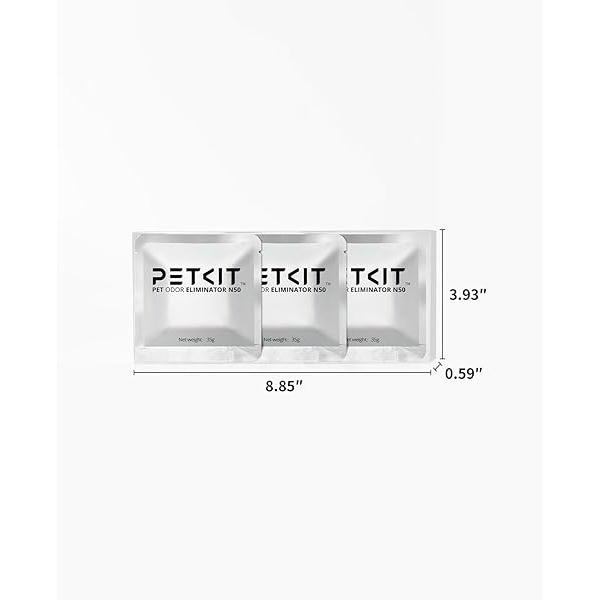 PETKIT Eliminador de olores para caja de arena para gatos autolimpiable Pura Max, control de olores de inodoro para PETKIT Pura Max (paquete de 3) - Image 9