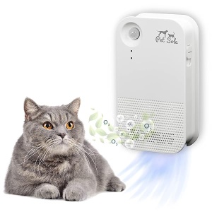 PETSOLE Desodorizador de arena para gatos sin perfume, eliminador de olores, 80% desodorización, 99,9% libre de polvo, 7 días de duración de la batería para todo tipo de arena para gatos, cuarto de baño, cocina