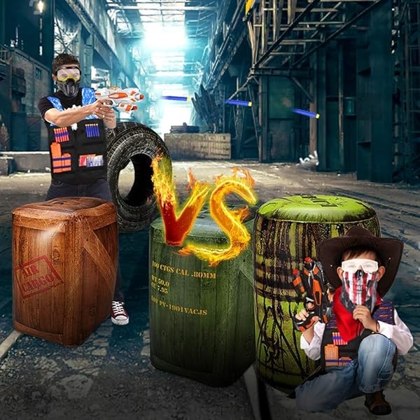 POKONBOY - Juego de 2 pistolas de juguete para niños y niñas con 60 dardos de espuma suave de repuesto, 2 pulseras para niños, regalos de cumpleaños, regalos de fiesta, regalos de mano para Navidad de - Image 8