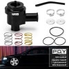 PQY Válvula desviadora mecanizada de precisión 1.8T 2.7T compatible con VW y Audi MK4, B6, B5, C5 1998-2005, color negro