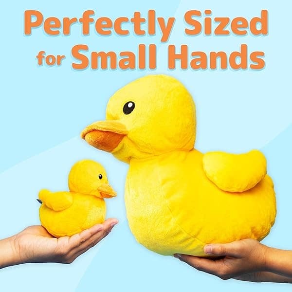 PREXTEX - Peluche de pato con 5 patos de peluche para bebés, cremalleras de pato grande, 5 patitos de peluche pequeños, juguetes de peluche de pato para niños de 3 a 5 años, juguete de pato y patito, - Image 5