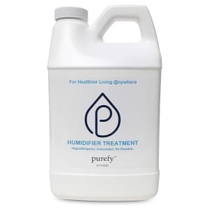 PUREFY Humidificador Tratamiento para Humidificadores Ultrasónicos y Evaporativos, Blanco, Paquete de 1