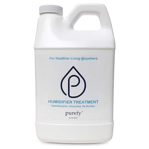 PUREFY Humidificador Tratamiento para Humidificadores Ultrasónicos y Evaporativos, Blanco, Paquete de 1